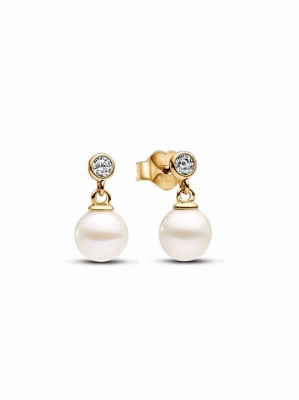 Pandora Treated Freshwater Cultured Pearl & Stone Drop Earrings (94)